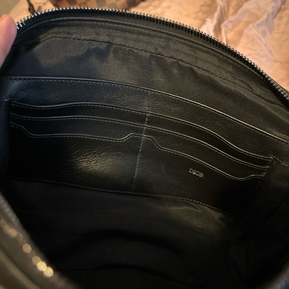 DIOR Toiletry Bag 
Beige and Black Dior Oblique Jacquard - Picture 6 of 7